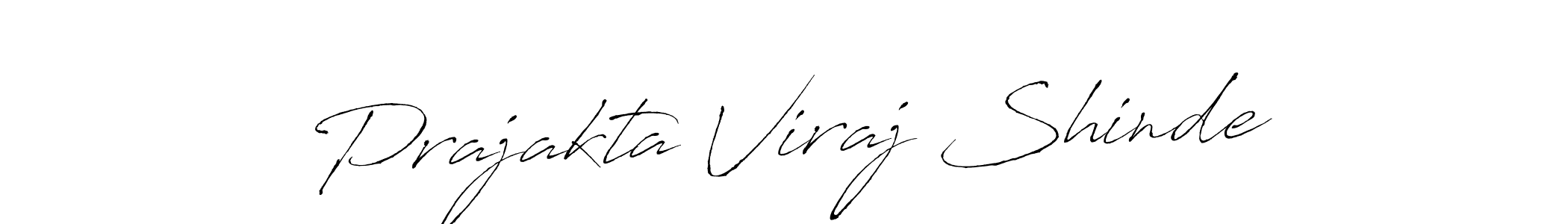 Make a beautiful signature design for name Prajakta Viraj Shinde. With this signature (Antro_Vectra) style, you can create a handwritten signature for free. Prajakta Viraj Shinde signature style 6 images and pictures png