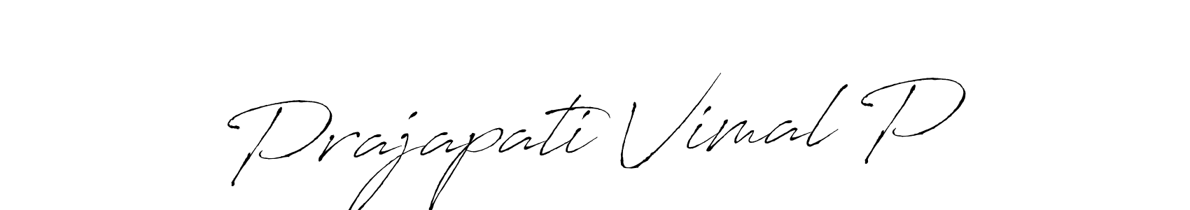 It looks lik you need a new signature style for name Prajapati Vimal P. Design unique handwritten (Antro_Vectra) signature with our free signature maker in just a few clicks. Prajapati Vimal P signature style 6 images and pictures png