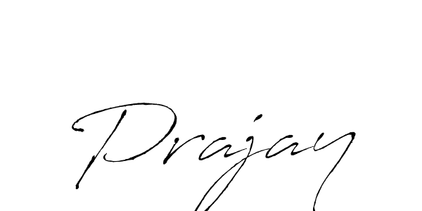 Design your own signature with our free online signature maker. With this signature software, you can create a handwritten (Antro_Vectra) signature for name Prajay. Prajay signature style 6 images and pictures png
