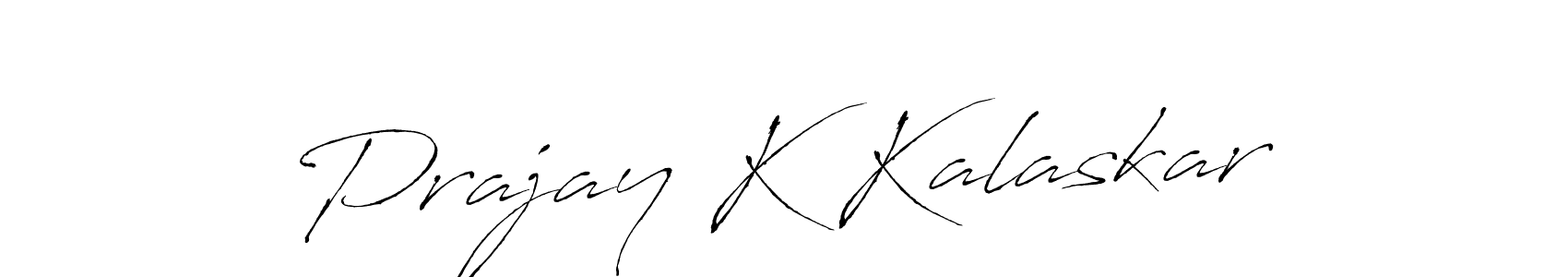 Use a signature maker to create a handwritten signature online. With this signature software, you can design (Antro_Vectra) your own signature for name Prajay K Kalaskar. Prajay K Kalaskar signature style 6 images and pictures png