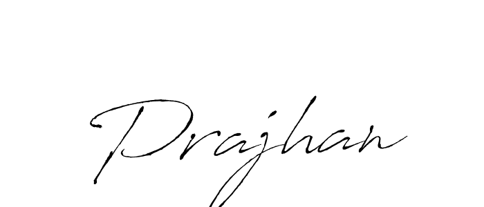 How to make Prajhan signature? Antro_Vectra is a professional autograph style. Create handwritten signature for Prajhan name. Prajhan signature style 6 images and pictures png