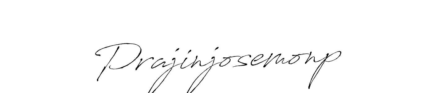 Also we have Prajinjosemonp name is the best signature style. Create professional handwritten signature collection using Antro_Vectra autograph style. Prajinjosemonp signature style 6 images and pictures png