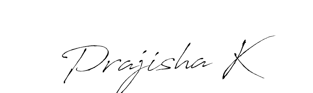 It looks lik you need a new signature style for name Prajisha K. Design unique handwritten (Antro_Vectra) signature with our free signature maker in just a few clicks. Prajisha K signature style 6 images and pictures png