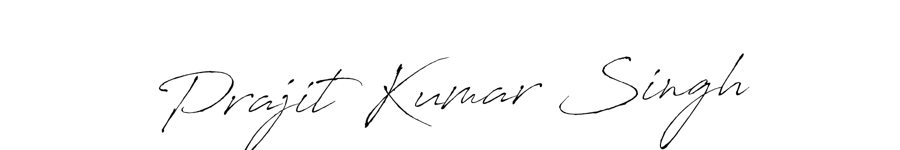 How to make Prajit Kumar Singh name signature. Use Antro_Vectra style for creating short signs online. This is the latest handwritten sign. Prajit Kumar Singh signature style 6 images and pictures png