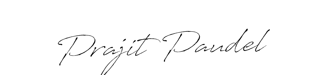 Also we have Prajit Paudel name is the best signature style. Create professional handwritten signature collection using Antro_Vectra autograph style. Prajit Paudel signature style 6 images and pictures png