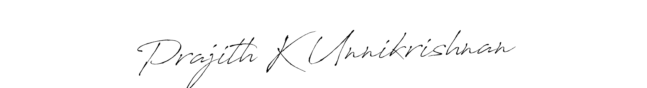 It looks lik you need a new signature style for name Prajith K Unnikrishnan. Design unique handwritten (Antro_Vectra) signature with our free signature maker in just a few clicks. Prajith K Unnikrishnan signature style 6 images and pictures png