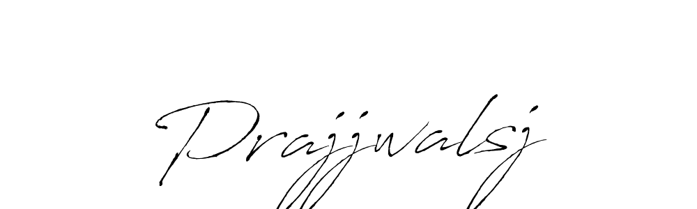 How to make Prajjwalsj name signature. Use Antro_Vectra style for creating short signs online. This is the latest handwritten sign. Prajjwalsj signature style 6 images and pictures png