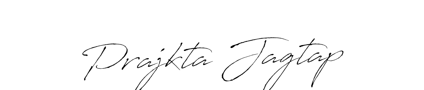 Antro_Vectra is a professional signature style that is perfect for those who want to add a touch of class to their signature. It is also a great choice for those who want to make their signature more unique. Get Prajkta Jagtap name to fancy signature for free. Prajkta Jagtap signature style 6 images and pictures png