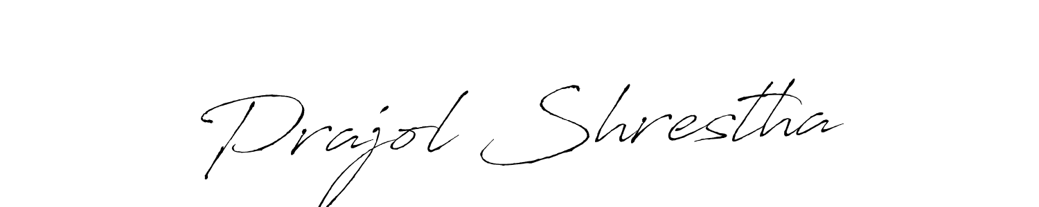 Create a beautiful signature design for name Prajol Shrestha. With this signature (Antro_Vectra) fonts, you can make a handwritten signature for free. Prajol Shrestha signature style 6 images and pictures png