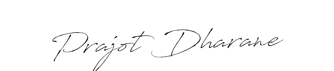 Prajot Dharane stylish signature style. Best Handwritten Sign (Antro_Vectra) for my name. Handwritten Signature Collection Ideas for my name Prajot Dharane. Prajot Dharane signature style 6 images and pictures png