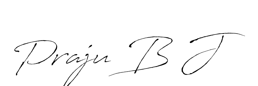 Also we have Praju B J name is the best signature style. Create professional handwritten signature collection using Antro_Vectra autograph style. Praju B J signature style 6 images and pictures png