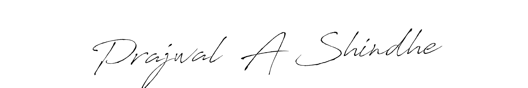 Design your own signature with our free online signature maker. With this signature software, you can create a handwritten (Antro_Vectra) signature for name Prajwal  A Shindhe. Prajwal  A Shindhe signature style 6 images and pictures png