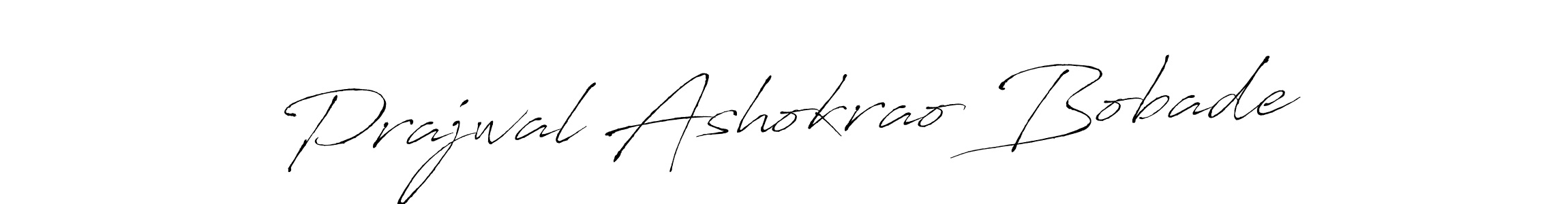Design your own signature with our free online signature maker. With this signature software, you can create a handwritten (Antro_Vectra) signature for name Prajwal Ashokrao Bobade. Prajwal Ashokrao Bobade signature style 6 images and pictures png