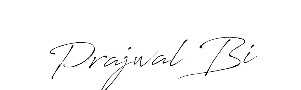 This is the best signature style for the Prajwal Bi name. Also you like these signature font (Antro_Vectra). Mix name signature. Prajwal Bi signature style 6 images and pictures png