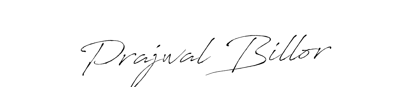 Make a beautiful signature design for name Prajwal Billor. With this signature (Antro_Vectra) style, you can create a handwritten signature for free. Prajwal Billor signature style 6 images and pictures png