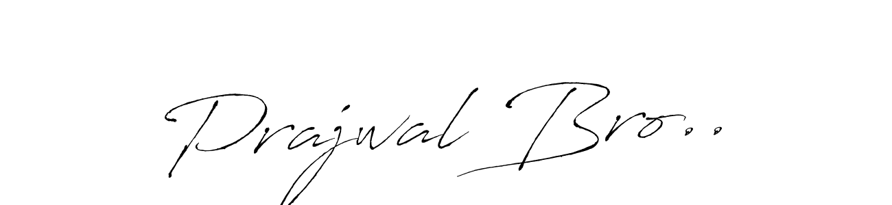 Prajwal Bro.. stylish signature style. Best Handwritten Sign (Antro_Vectra) for my name. Handwritten Signature Collection Ideas for my name Prajwal Bro... Prajwal Bro.. signature style 6 images and pictures png