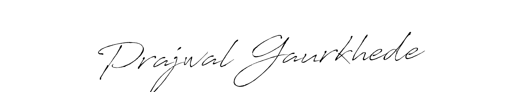 This is the best signature style for the Prajwal Gaurkhede name. Also you like these signature font (Antro_Vectra). Mix name signature. Prajwal Gaurkhede signature style 6 images and pictures png