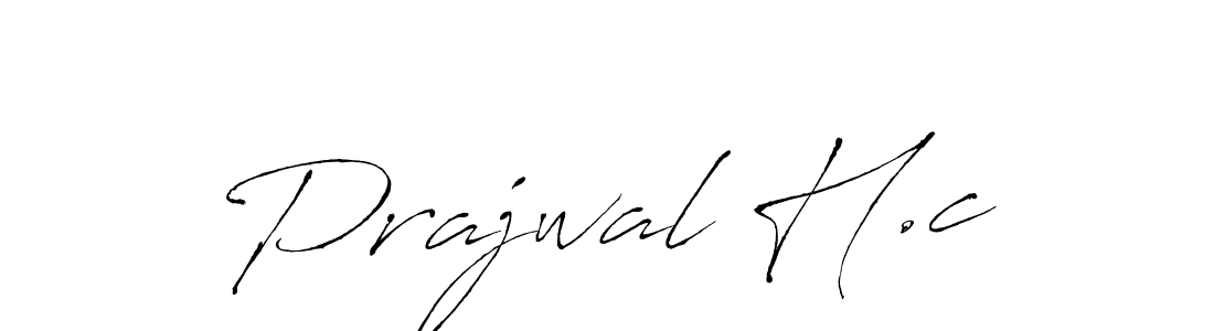 It looks lik you need a new signature style for name Prajwal H.c. Design unique handwritten (Antro_Vectra) signature with our free signature maker in just a few clicks. Prajwal H.c signature style 6 images and pictures png