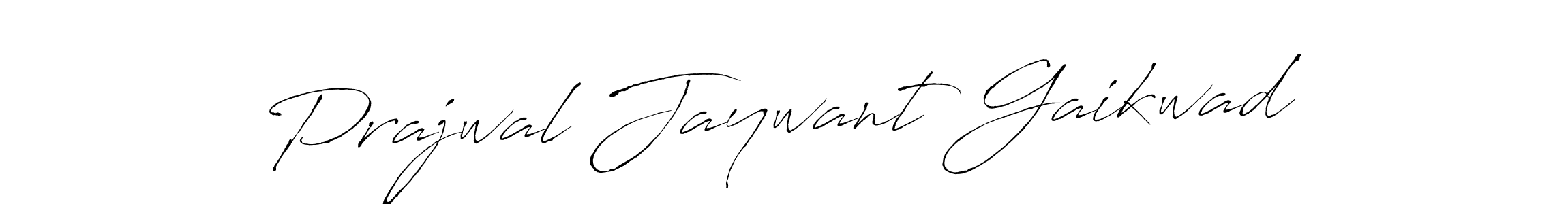 Make a beautiful signature design for name Prajwal Jaywant Gaikwad. With this signature (Antro_Vectra) style, you can create a handwritten signature for free. Prajwal Jaywant Gaikwad signature style 6 images and pictures png