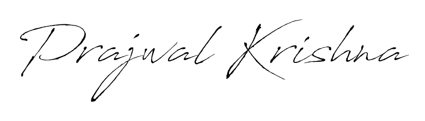 How to make Prajwal Krishna signature? Antro_Vectra is a professional autograph style. Create handwritten signature for Prajwal Krishna name. Prajwal Krishna signature style 6 images and pictures png