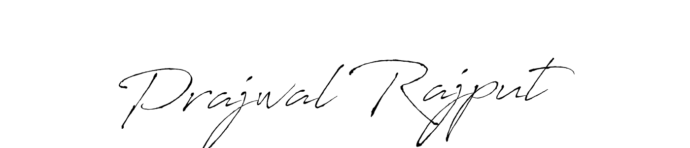 Make a beautiful signature design for name Prajwal Rajput. With this signature (Antro_Vectra) style, you can create a handwritten signature for free. Prajwal Rajput signature style 6 images and pictures png