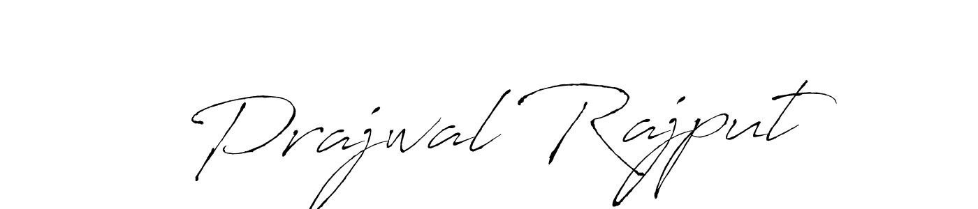 Make a beautiful signature design for name Prajwal Rajput. With this signature (Antro_Vectra) style, you can create a handwritten signature for free. Prajwal Rajput signature style 6 images and pictures png