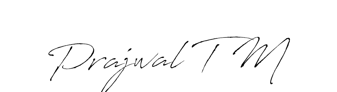 if you are searching for the best signature style for your name Prajwal T M. so please give up your signature search. here we have designed multiple signature styles  using Antro_Vectra. Prajwal T M signature style 6 images and pictures png