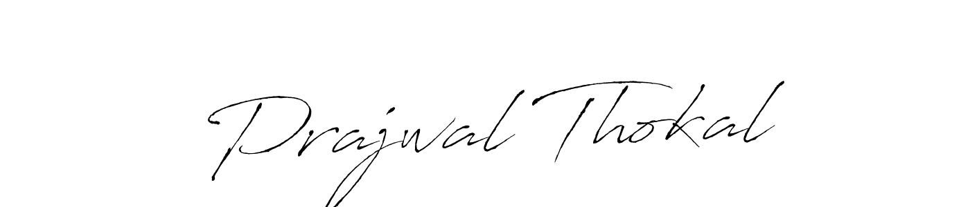 Use a signature maker to create a handwritten signature online. With this signature software, you can design (Antro_Vectra) your own signature for name Prajwal Thokal. Prajwal Thokal signature style 6 images and pictures png
