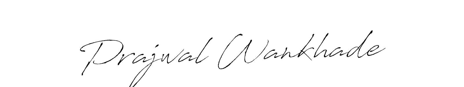 Antro_Vectra is a professional signature style that is perfect for those who want to add a touch of class to their signature. It is also a great choice for those who want to make their signature more unique. Get Prajwal Wankhade name to fancy signature for free. Prajwal Wankhade signature style 6 images and pictures png