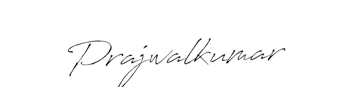 Create a beautiful signature design for name Prajwalkumar. With this signature (Antro_Vectra) fonts, you can make a handwritten signature for free. Prajwalkumar signature style 6 images and pictures png