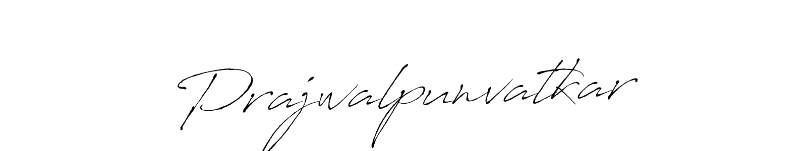 Make a beautiful signature design for name Prajwalpunvatkar. With this signature (Antro_Vectra) style, you can create a handwritten signature for free. Prajwalpunvatkar signature style 6 images and pictures png