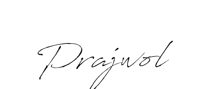 Make a beautiful signature design for name Prajwol. With this signature (Antro_Vectra) style, you can create a handwritten signature for free. Prajwol signature style 6 images and pictures png