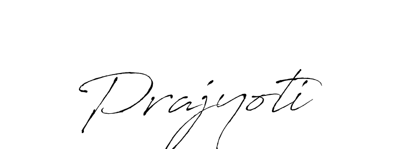 Design your own signature with our free online signature maker. With this signature software, you can create a handwritten (Antro_Vectra) signature for name Prajyoti. Prajyoti signature style 6 images and pictures png