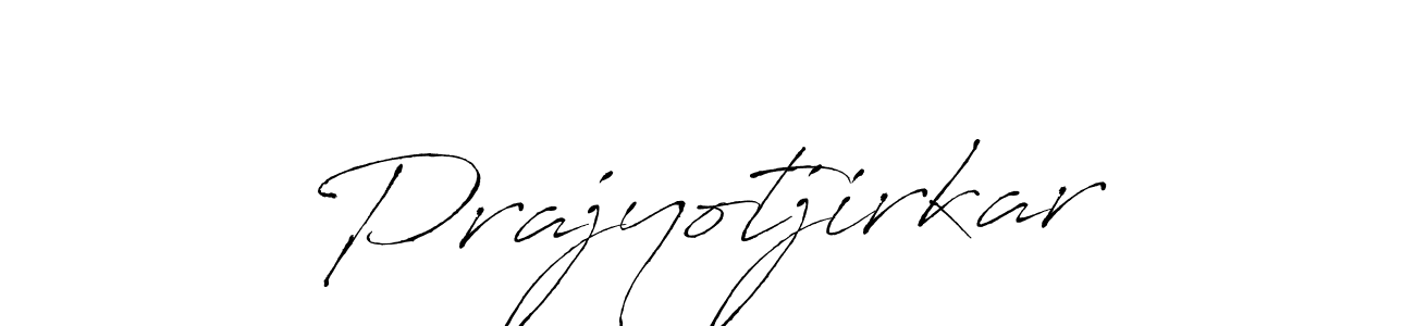 You should practise on your own different ways (Antro_Vectra) to write your name (Prajyotjirkar) in signature. don't let someone else do it for you. Prajyotjirkar signature style 6 images and pictures png