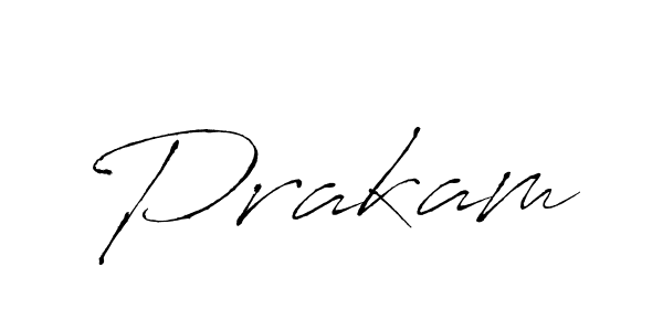 Prakam stylish signature style. Best Handwritten Sign (Antro_Vectra) for my name. Handwritten Signature Collection Ideas for my name Prakam. Prakam signature style 6 images and pictures png