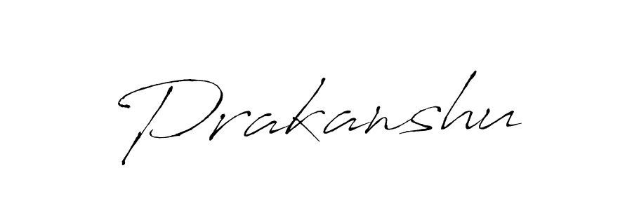 Use a signature maker to create a handwritten signature online. With this signature software, you can design (Antro_Vectra) your own signature for name Prakanshu. Prakanshu signature style 6 images and pictures png