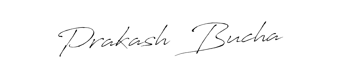 Design your own signature with our free online signature maker. With this signature software, you can create a handwritten (Antro_Vectra) signature for name Prakash  Bucha. Prakash  Bucha signature style 6 images and pictures png