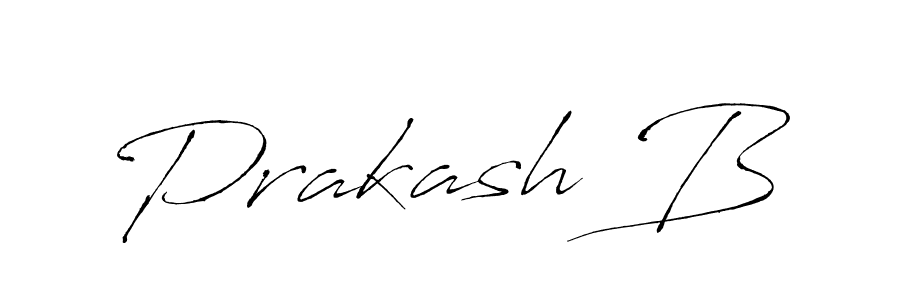 How to make Prakash B signature? Antro_Vectra is a professional autograph style. Create handwritten signature for Prakash B name. Prakash B signature style 6 images and pictures png