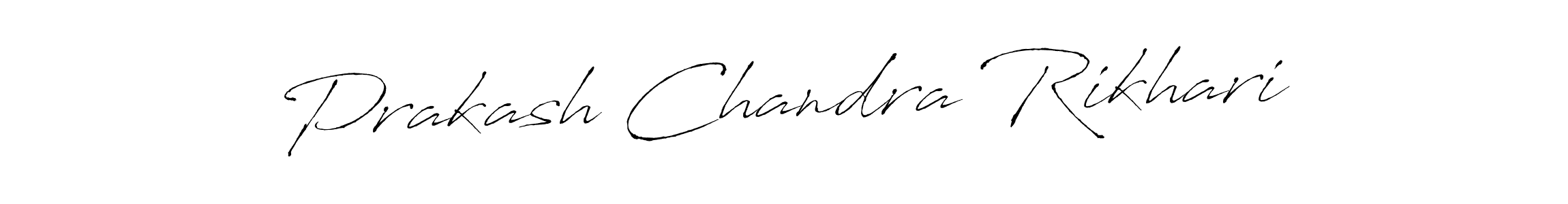 Use a signature maker to create a handwritten signature online. With this signature software, you can design (Antro_Vectra) your own signature for name Prakash Chandra Rikhari. Prakash Chandra Rikhari signature style 6 images and pictures png