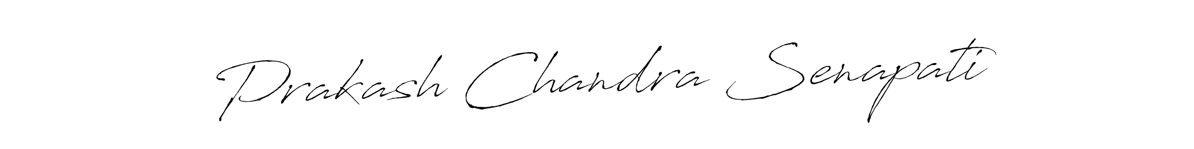 Antro_Vectra is a professional signature style that is perfect for those who want to add a touch of class to their signature. It is also a great choice for those who want to make their signature more unique. Get Prakash Chandra Senapati name to fancy signature for free. Prakash Chandra Senapati signature style 6 images and pictures png