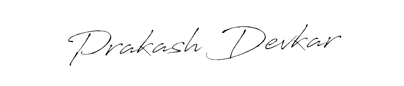 How to make Prakash Devkar signature? Antro_Vectra is a professional autograph style. Create handwritten signature for Prakash Devkar name. Prakash Devkar signature style 6 images and pictures png