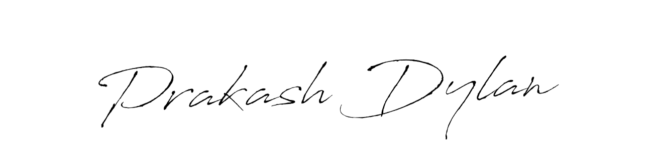 Create a beautiful signature design for name Prakash Dylan. With this signature (Antro_Vectra) fonts, you can make a handwritten signature for free. Prakash Dylan signature style 6 images and pictures png