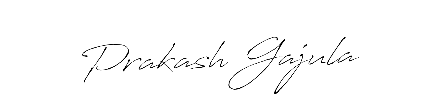 How to make Prakash Gajula signature? Antro_Vectra is a professional autograph style. Create handwritten signature for Prakash Gajula name. Prakash Gajula signature style 6 images and pictures png