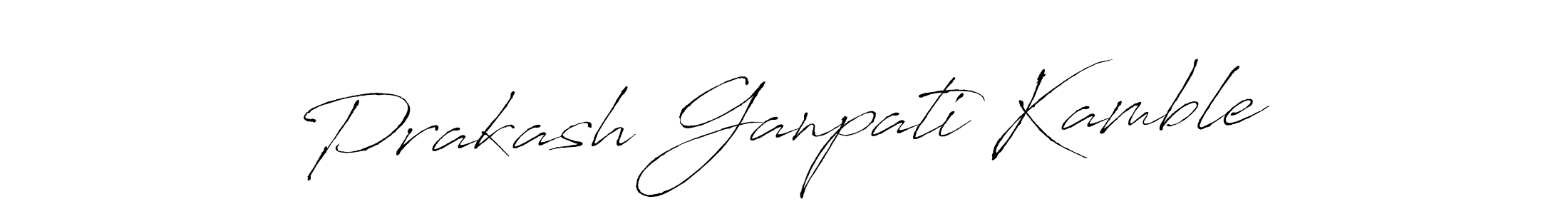 Design your own signature with our free online signature maker. With this signature software, you can create a handwritten (Antro_Vectra) signature for name Prakash Ganpati Kamble. Prakash Ganpati Kamble signature style 6 images and pictures png