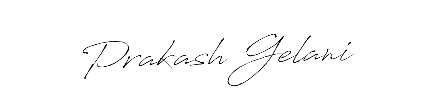 Use a signature maker to create a handwritten signature online. With this signature software, you can design (Antro_Vectra) your own signature for name Prakash Gelani. Prakash Gelani signature style 6 images and pictures png