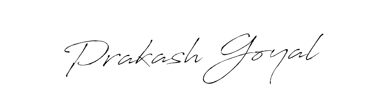 It looks lik you need a new signature style for name Prakash Goyal. Design unique handwritten (Antro_Vectra) signature with our free signature maker in just a few clicks. Prakash Goyal signature style 6 images and pictures png