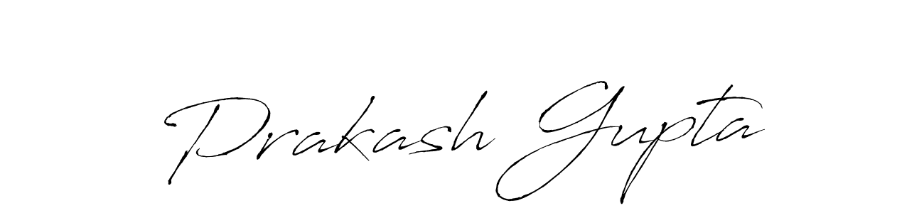Create a beautiful signature design for name Prakash Gupta. With this signature (Antro_Vectra) fonts, you can make a handwritten signature for free. Prakash Gupta signature style 6 images and pictures png