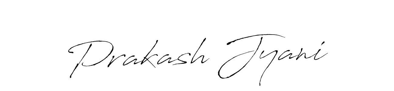 Design your own signature with our free online signature maker. With this signature software, you can create a handwritten (Antro_Vectra) signature for name Prakash Jyani. Prakash Jyani signature style 6 images and pictures png