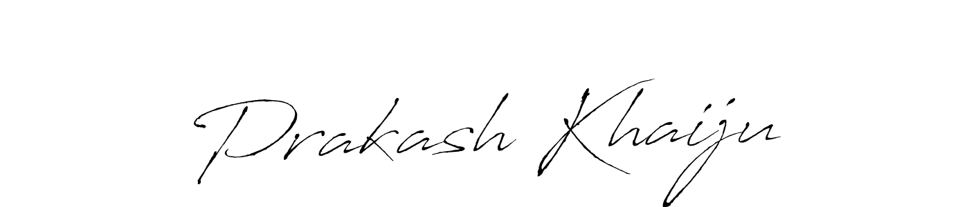 Prakash Khaiju stylish signature style. Best Handwritten Sign (Antro_Vectra) for my name. Handwritten Signature Collection Ideas for my name Prakash Khaiju. Prakash Khaiju signature style 6 images and pictures png