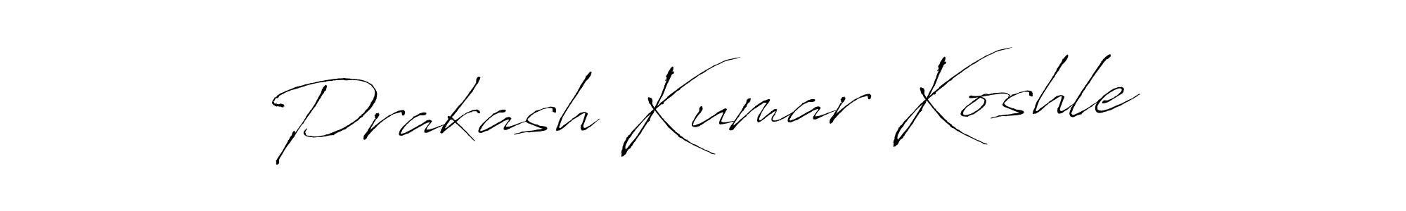 The best way (Antro_Vectra) to make a short signature is to pick only two or three words in your name. The name Prakash Kumar Koshle include a total of six letters. For converting this name. Prakash Kumar Koshle signature style 6 images and pictures png